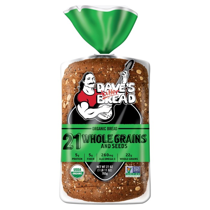 Dave's killer bread nutrition facts